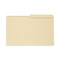 Universal 1/2 Cut Tabs 11-Point Assorted Positions Top Tab File Folders - Legal Size, Manila (100/Box)